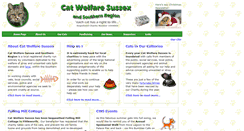 Desktop Screenshot of catwelfaresussex.com