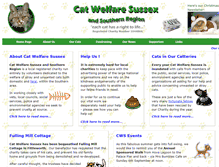 Tablet Screenshot of catwelfaresussex.com